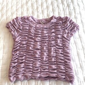 By Anthropologie Ruched Baby TColor: LilacSize: M